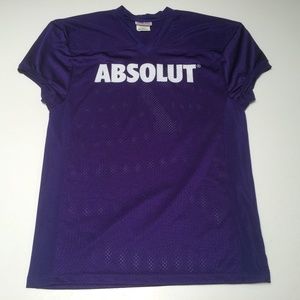 Absolut Vodka Purple Custom #7 Football Jersey